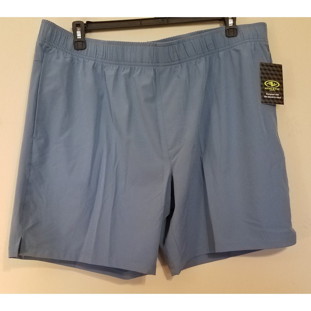 Athletic Works Shorts Men size XL (40-42) Woven Running Active Athletic Blue NEW